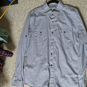 Express blue button up size XL Xtra slim fit